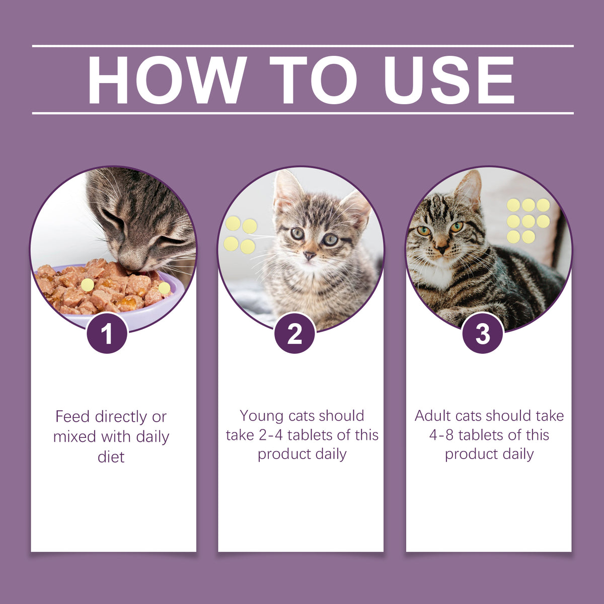 Taurine Tablets for Cats | Daily Appetite Support