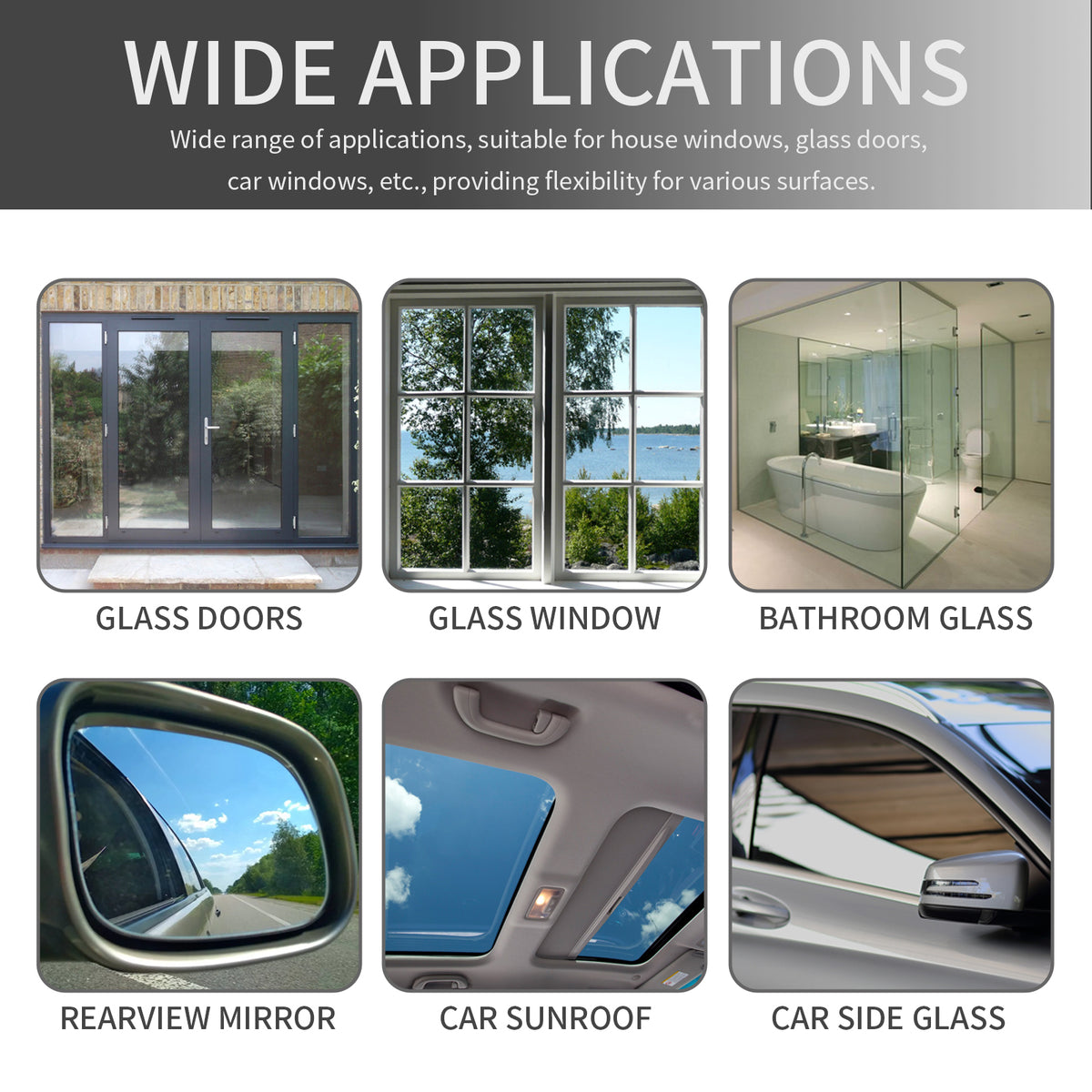 Glass Cleaner Spray for Clearer Mirrors and Windows