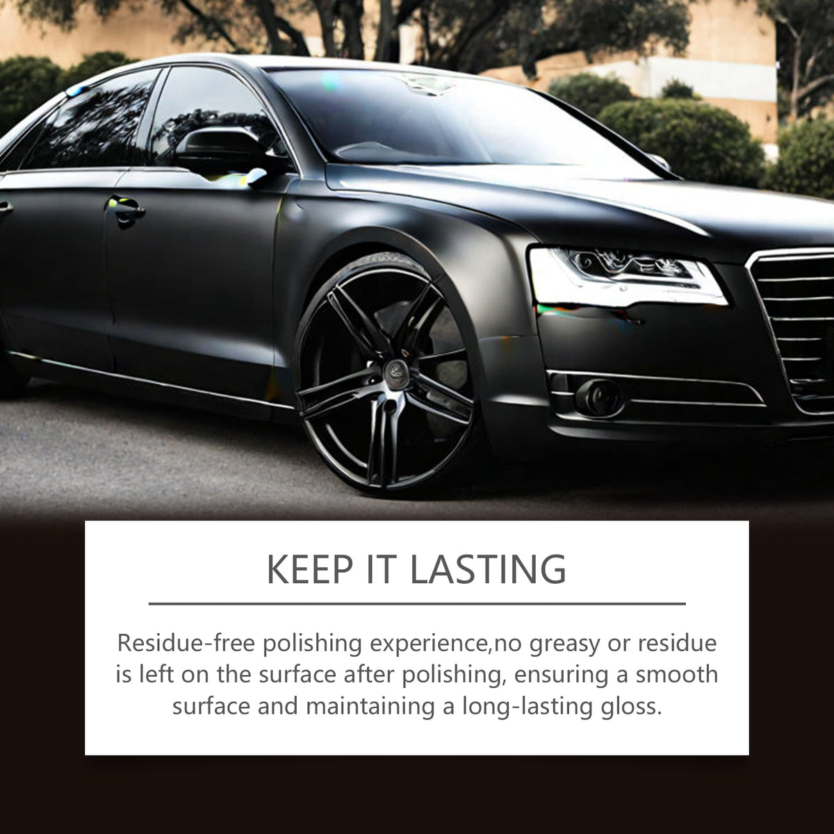 Chrome Polish Paste for Lasting Car Shine, 100g Jar