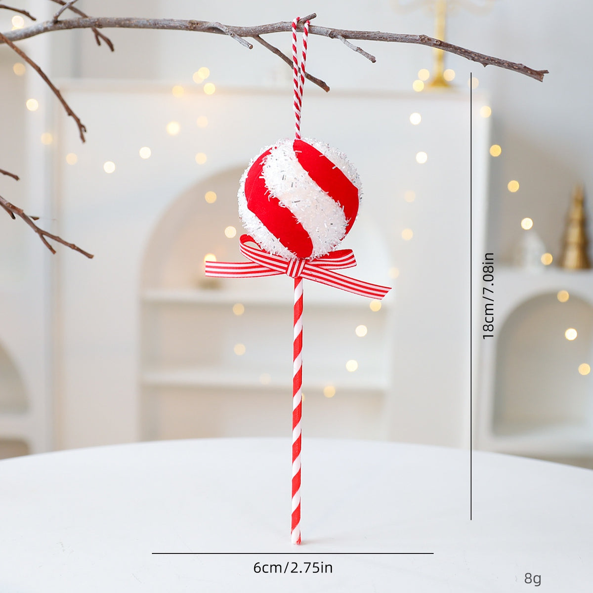 Candy Cane Christmas Tree Ornaments for Cheerful Decor