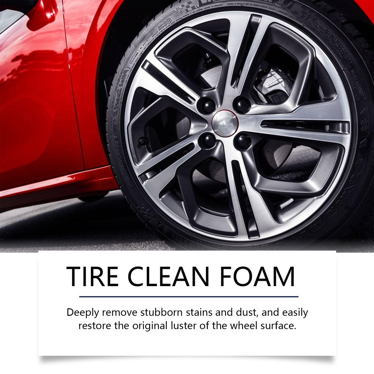 Automotive Wheel Cleaner Foam for Fast, Deep Shine