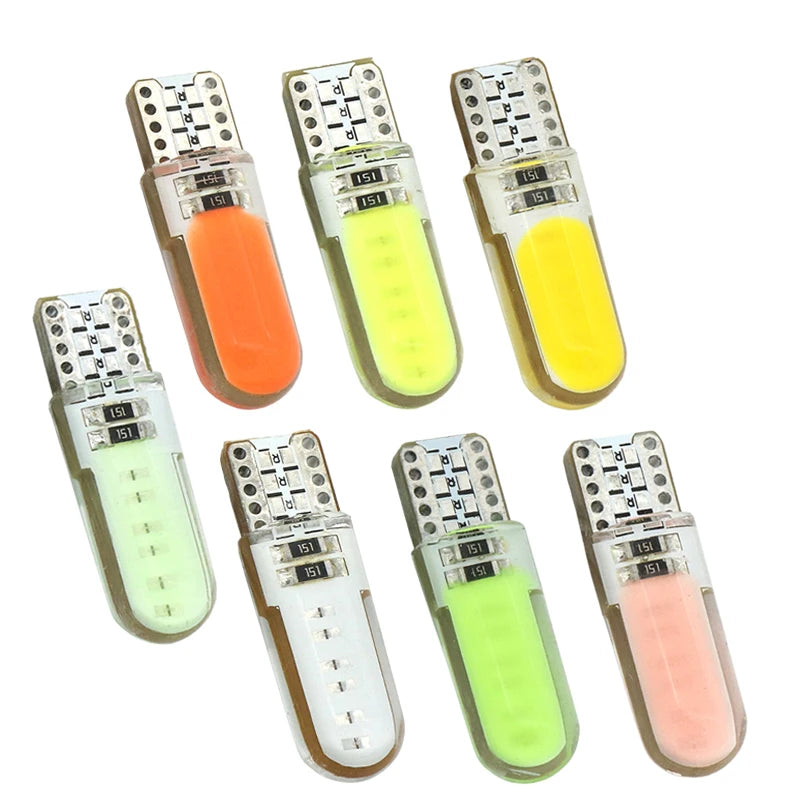 LED Parking Light Bulbs T10 — Bright COB Glow, Multiple Colors