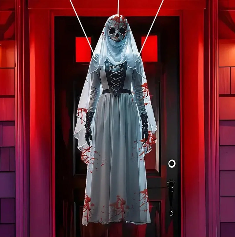 Halloween Hanging Cloth Backdrop for Dramatic Spooky Decor