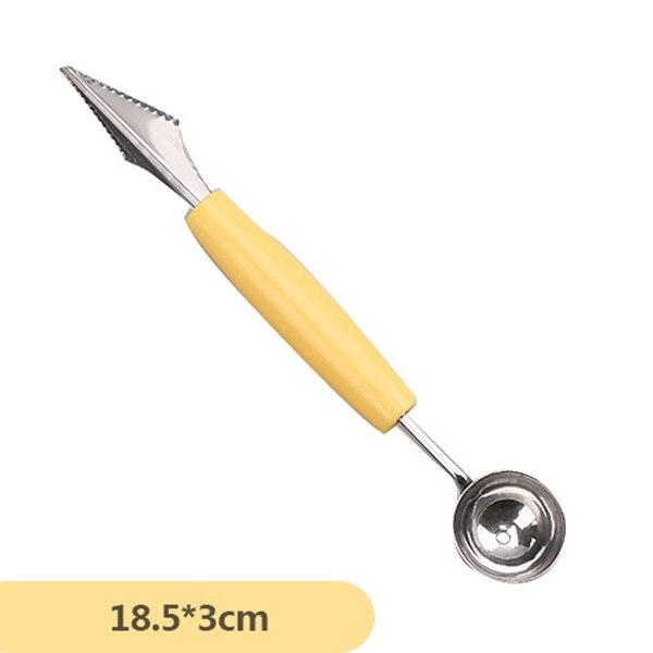 Dual-Head Melon Baller & Fruit Carving Knife for Platters