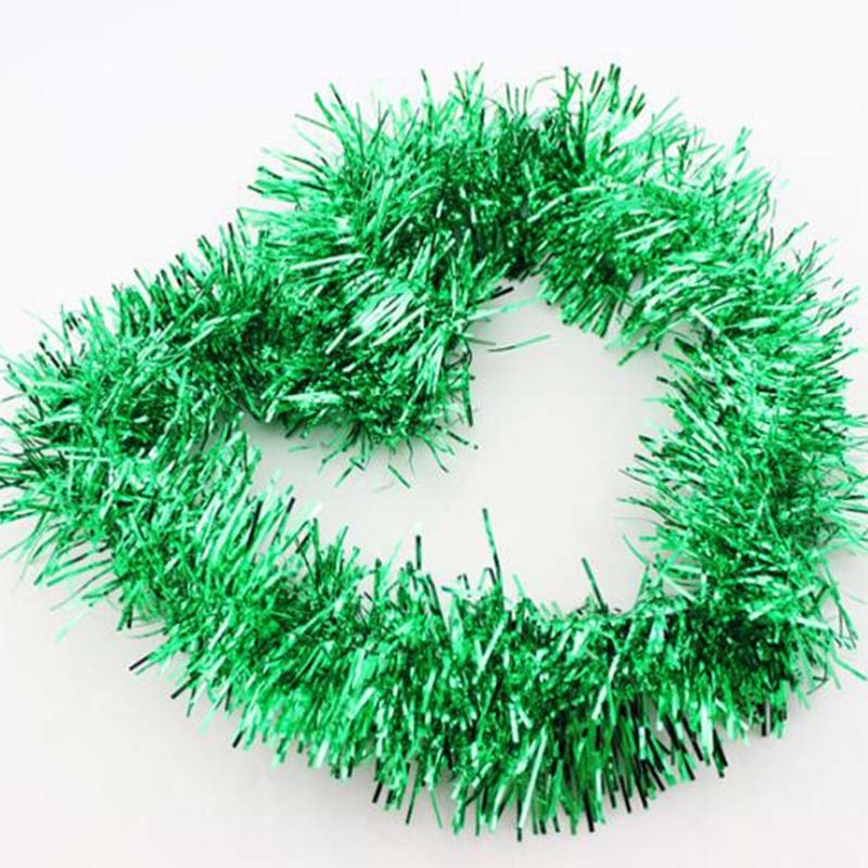 2M Colorful Tinsel Garland for Festive Decorating