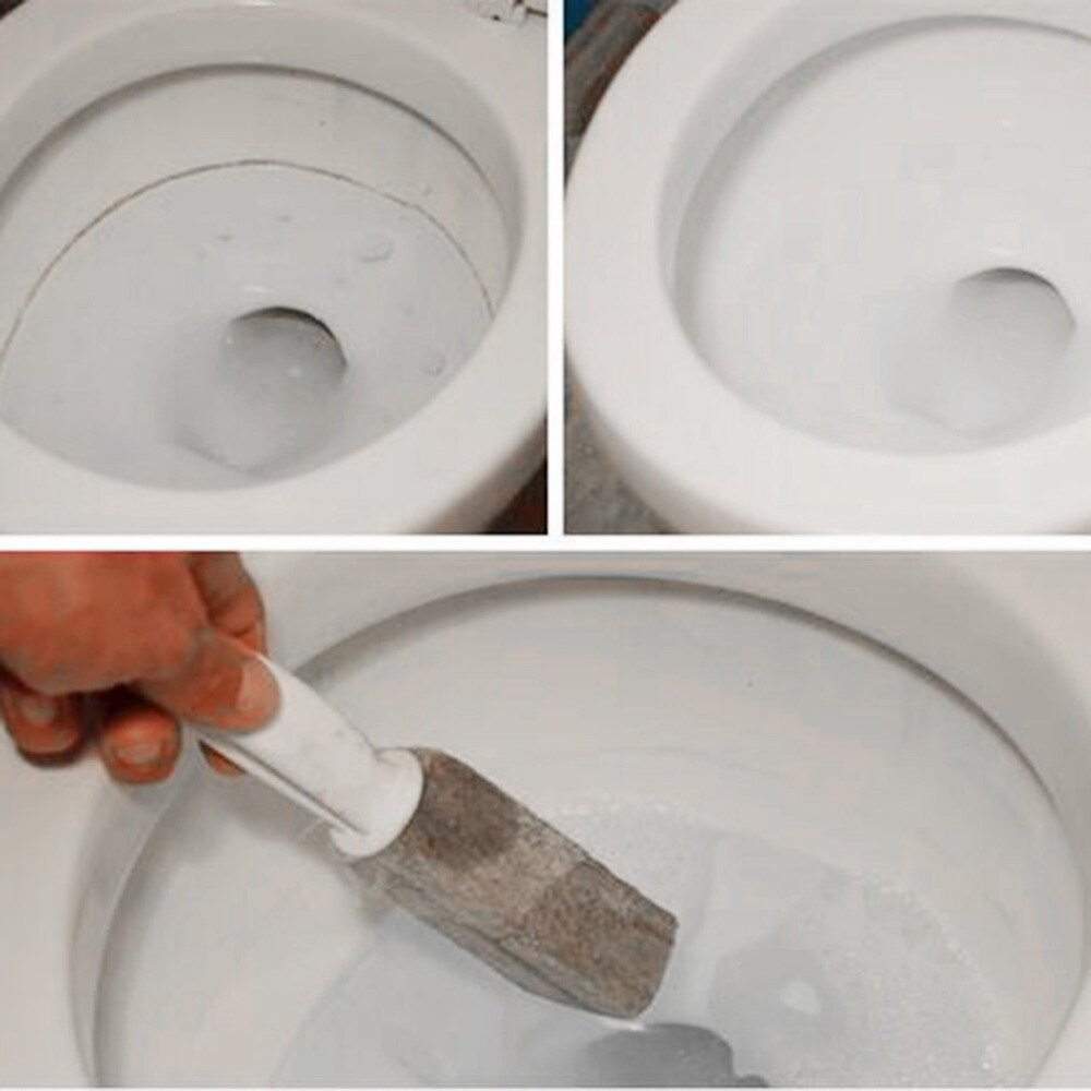 Pumice Stone Toilet Cleaner: Lifts Rings & Rust, 2-Pack