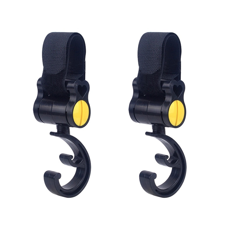 Baby Stroller Hooks For Easy, Secure Diaper Bag Access