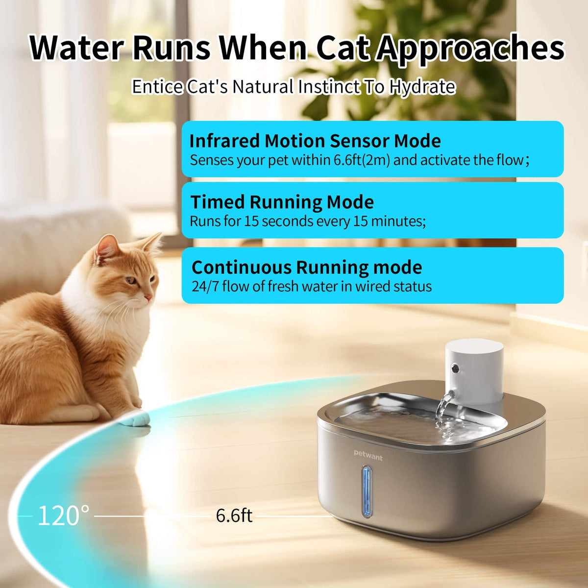 Cat Pet Water Fountain — Wireless Hydration For Less Fuss