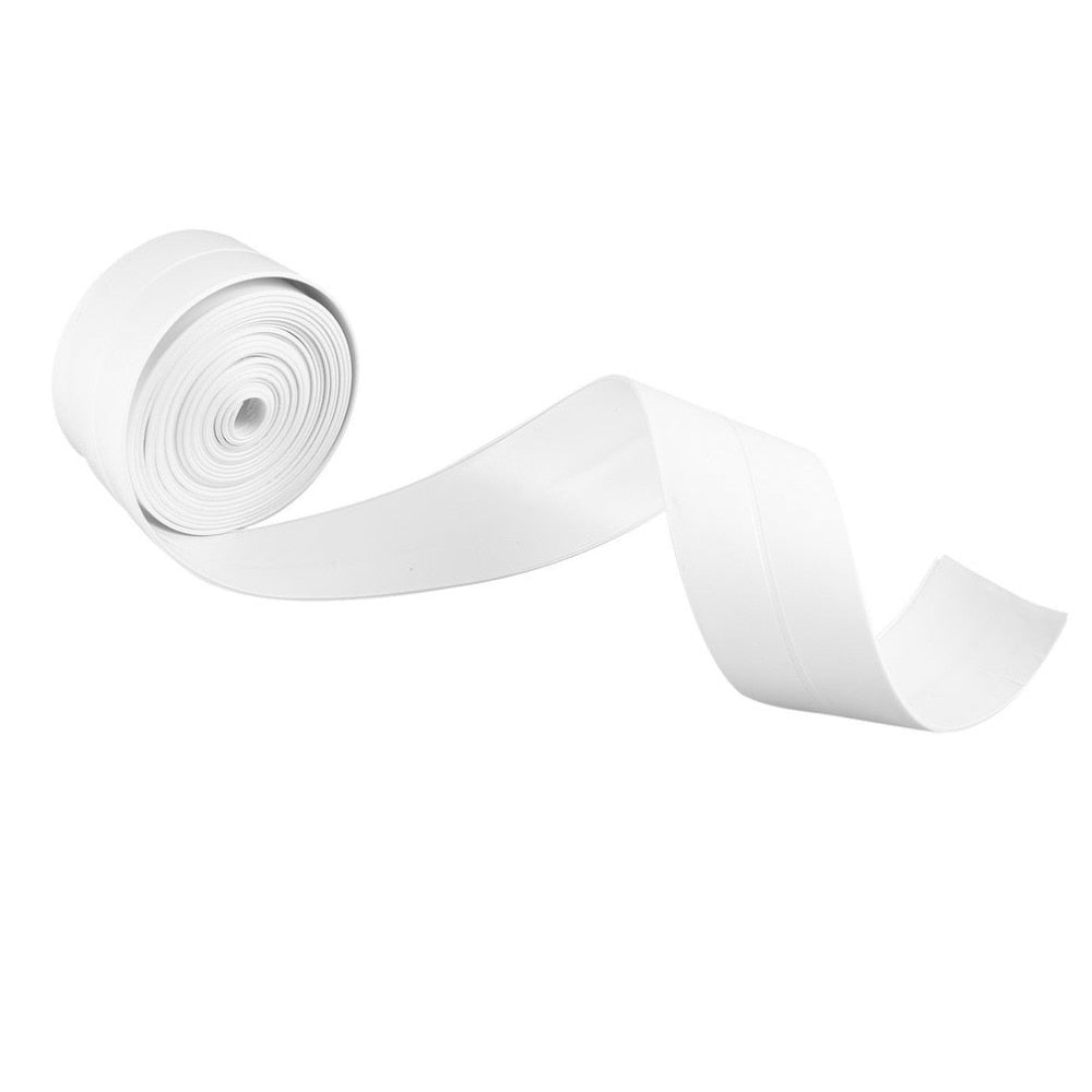 Waterproof Bathroom Sealing Strip, Self-Adhesive PVC Tape