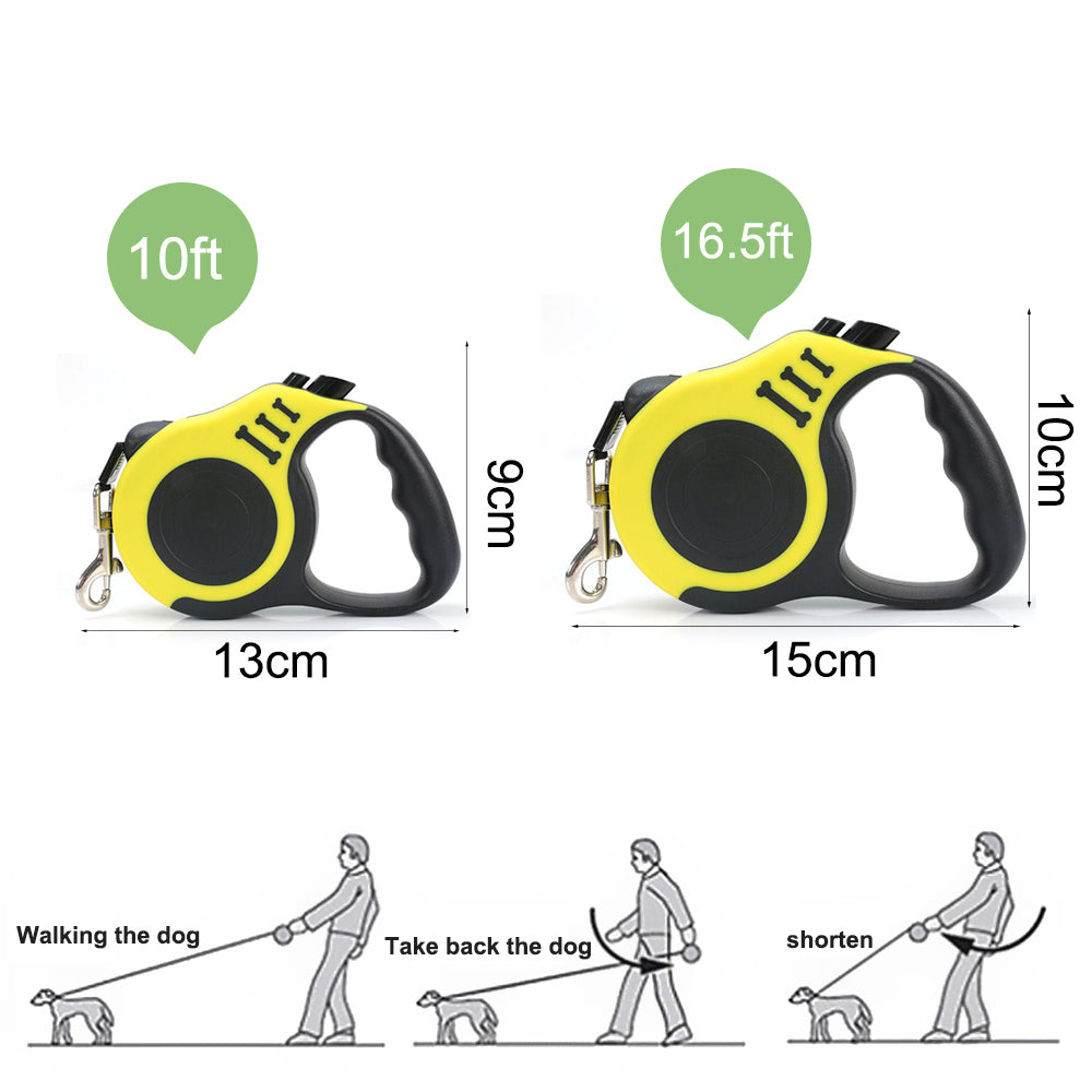 Retractable Dog Leash for Controlled, Flexible Walks