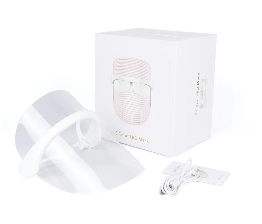LED Light Therapy Face Mask for Fine Lines at Home