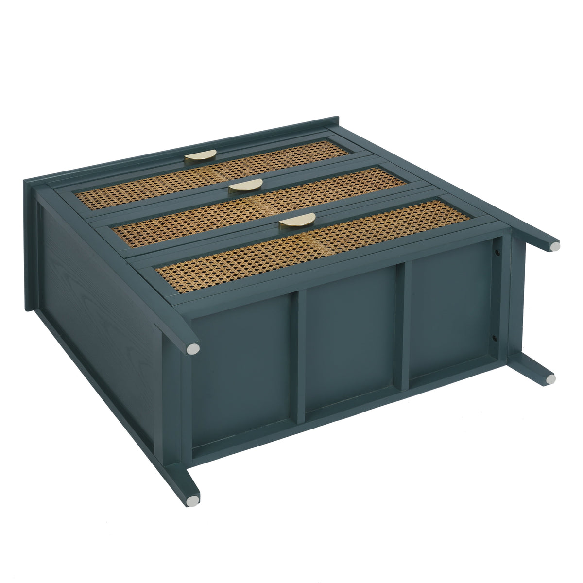 3 Drawer Rattan Storage Cabinet for Bedroom & Living Room