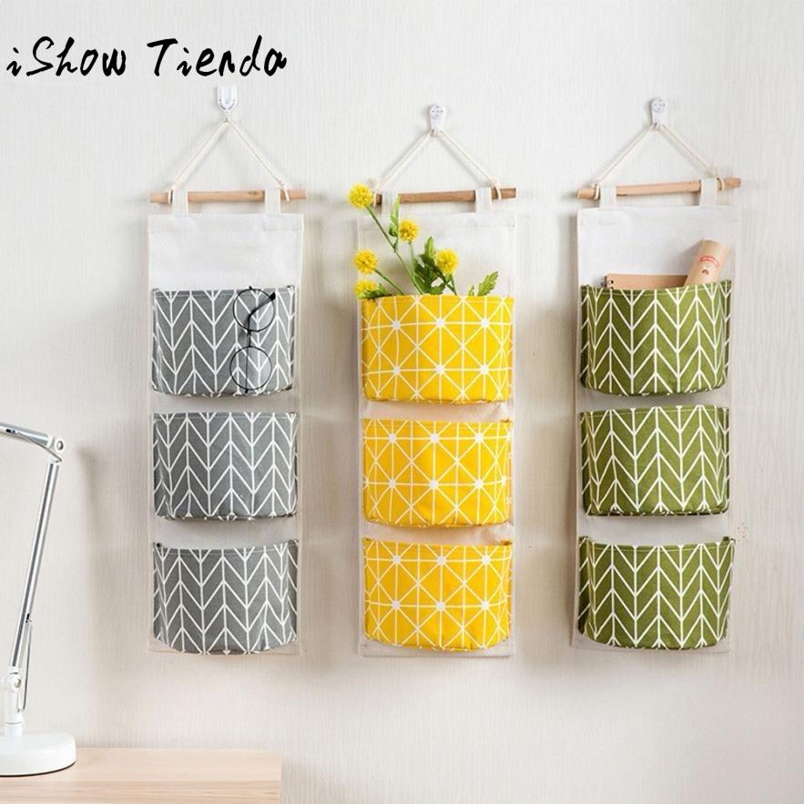 Wall Hanging Storage Organizer with Pockets for Small Rooms