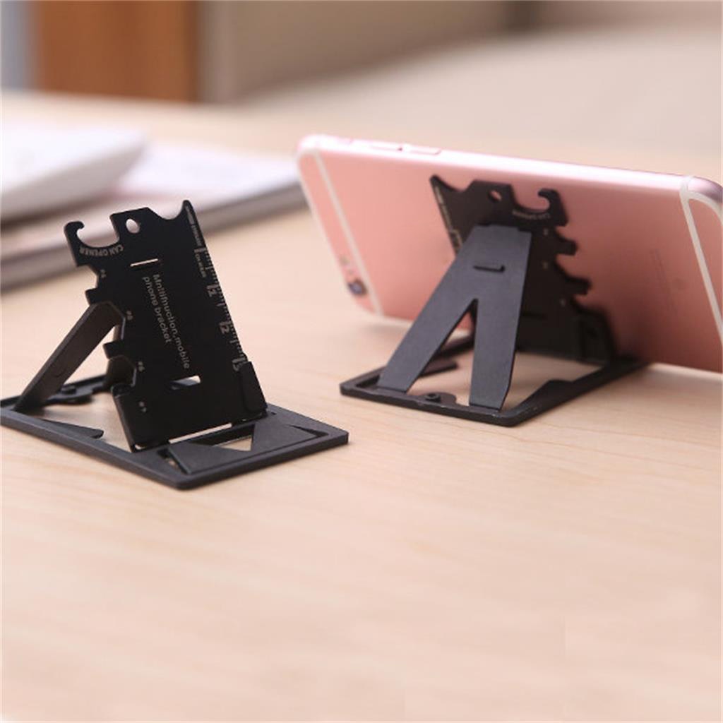 Credit Card Phone Stand With Bottle Opener Multitool
