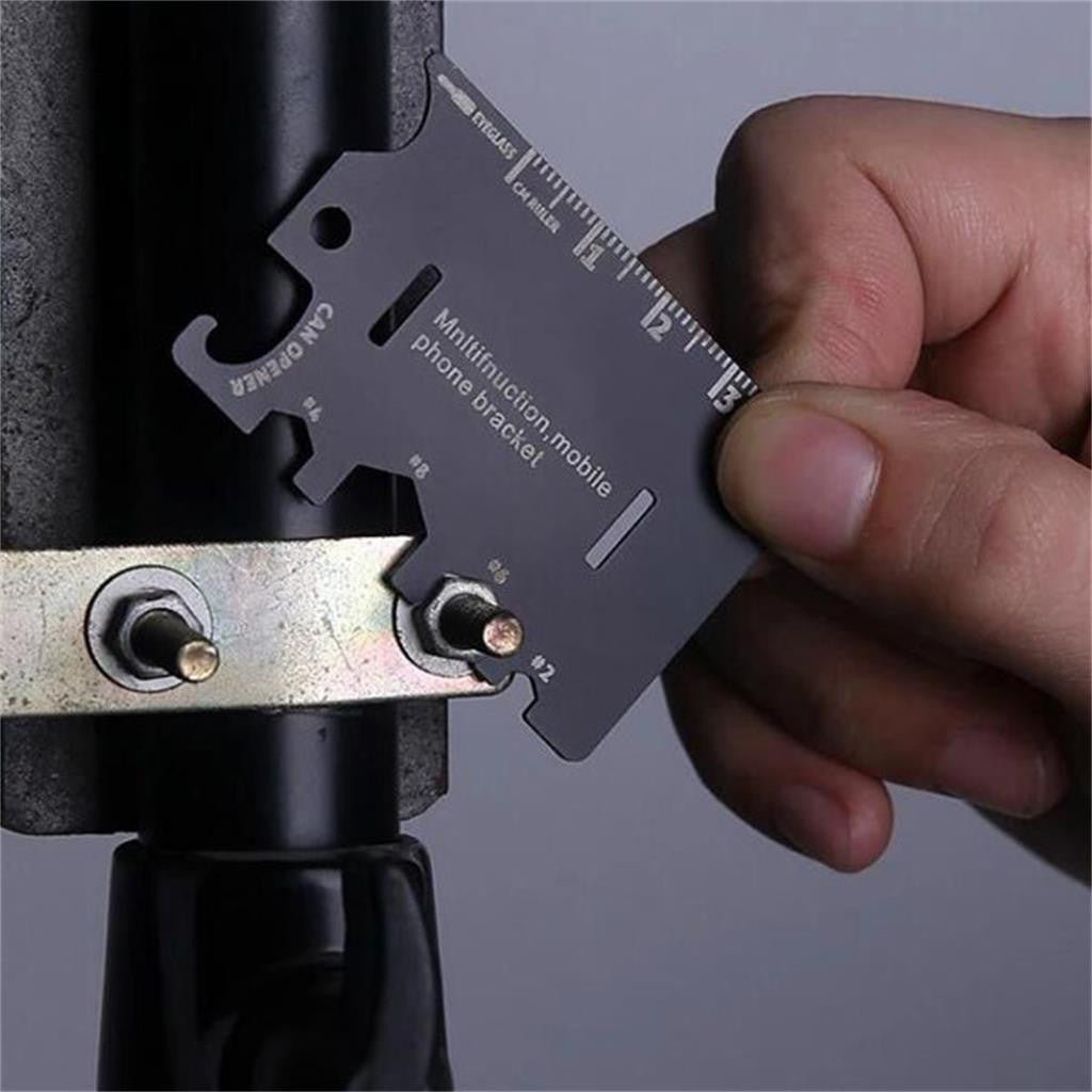 Credit Card Phone Stand With Bottle Opener Multitool