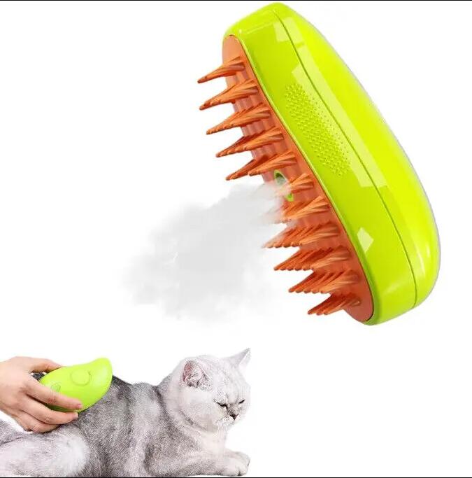 Self-Cleaning Pet Grooming Brush for Gentle Deshedding