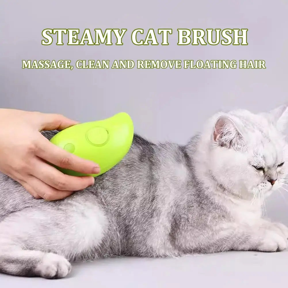 Self-Cleaning Pet Grooming Brush for Gentle Deshedding