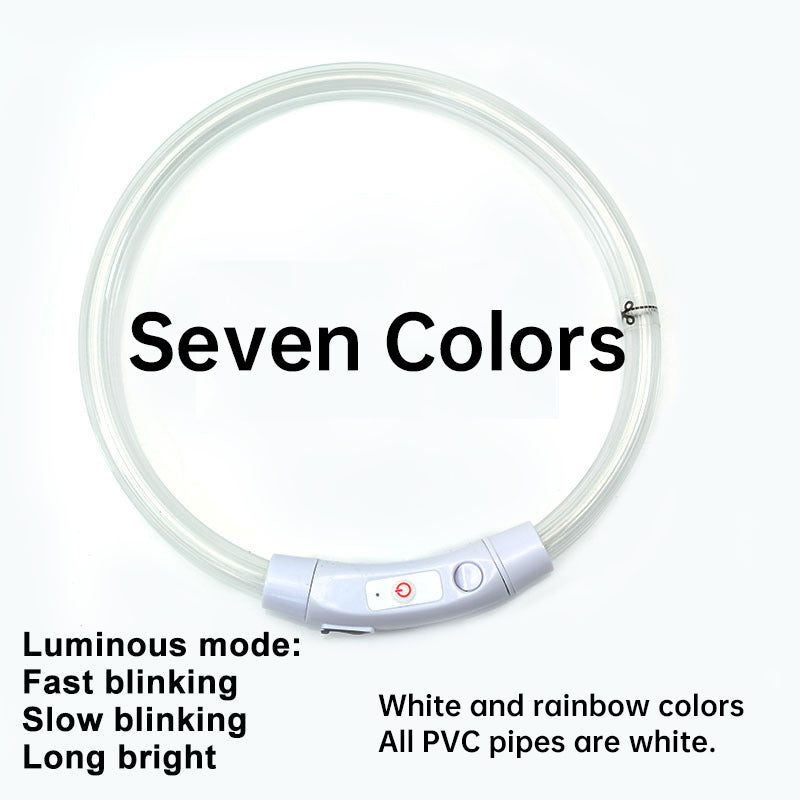 Rechargeable LED Dog Collar for Nighttime Visibility