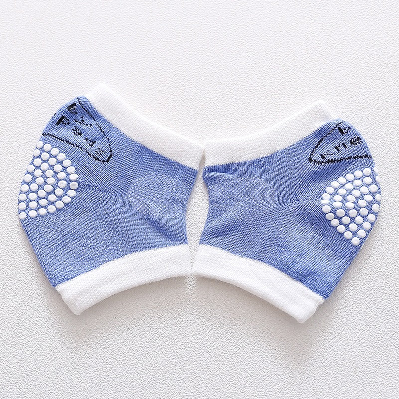 Baby Crawling Knee Pads, Breathable Anti-Slip Cotton