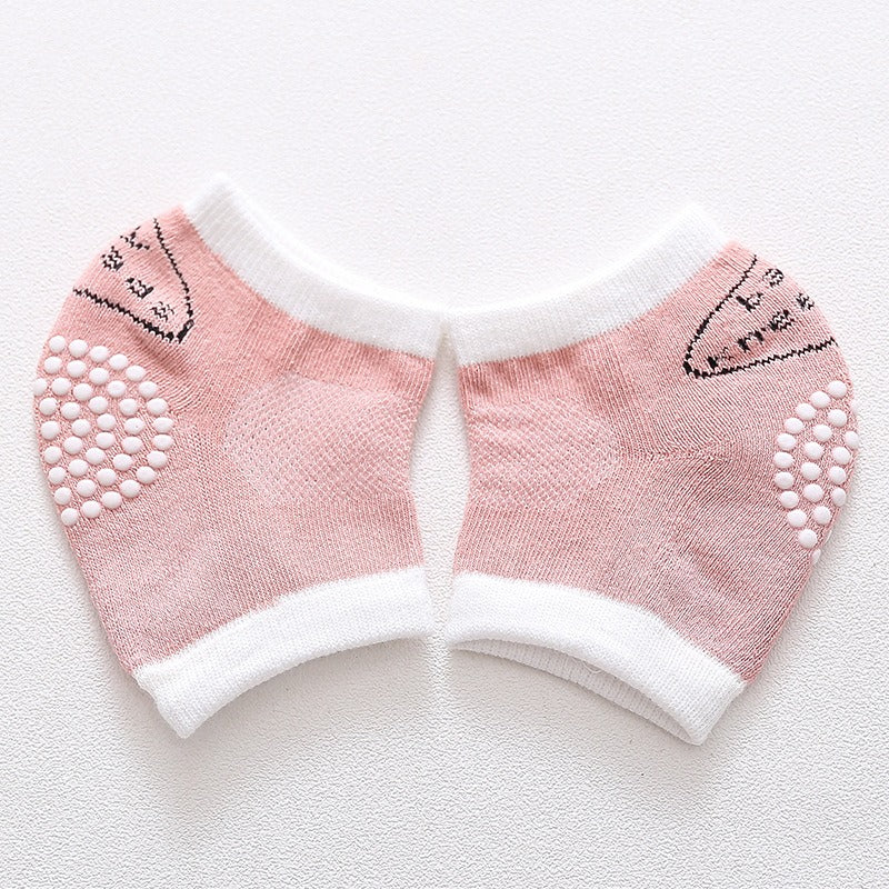 Baby Crawling Knee Pads, Breathable Anti-Slip Cotton