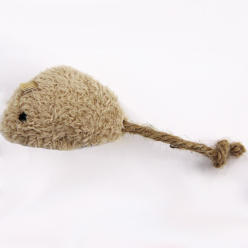 Plush Cat Mouse Toys, 3-Piece Interactive Play Set