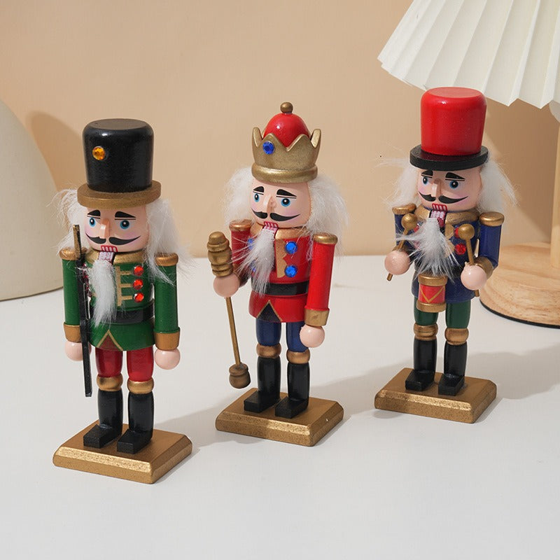 3-Piece Christmas Nutcracker Set for Festive Displays