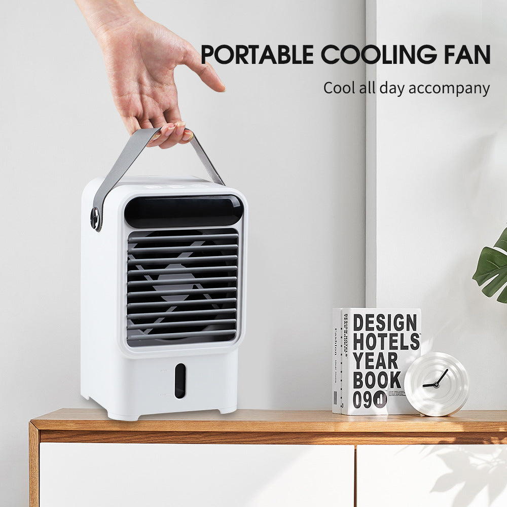 Portable Desk Fan with Water Tank, 3 Speeds