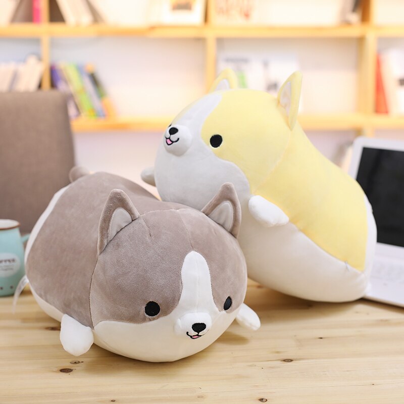 Corgi Plush Pillow Toy for Cozy Cuddles and Decor