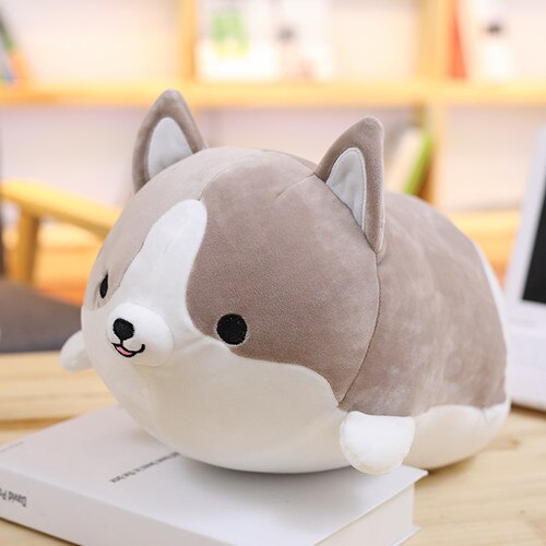 Corgi Plush Pillow Toy for Cozy Cuddles and Decor