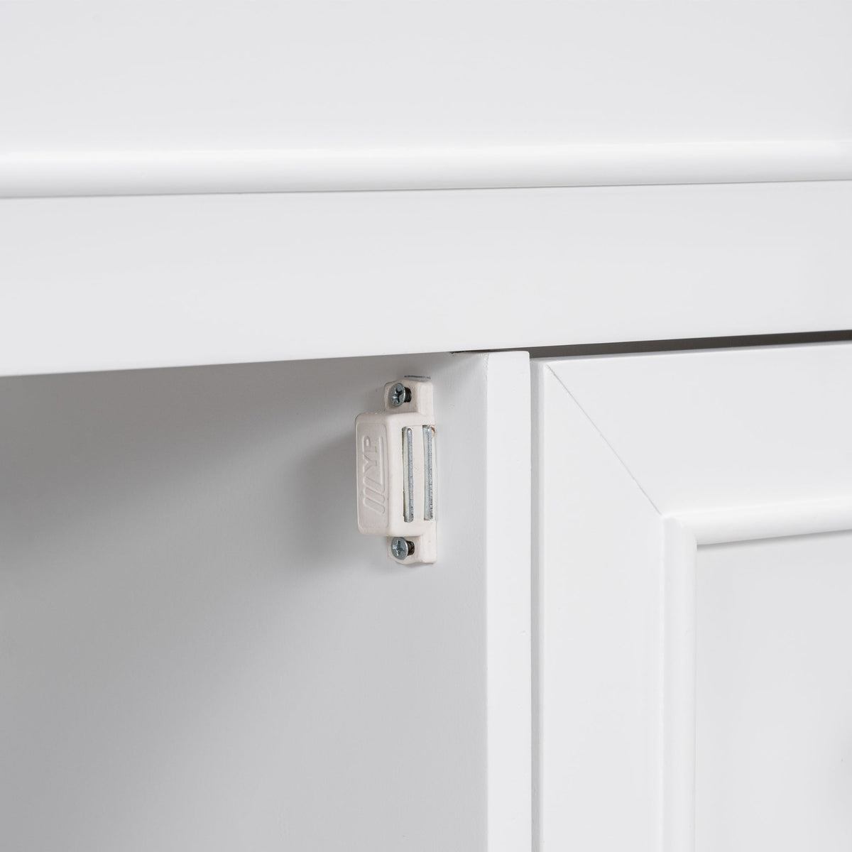 30 Inch White Bathroom Vanity with Sink Top and Storage
