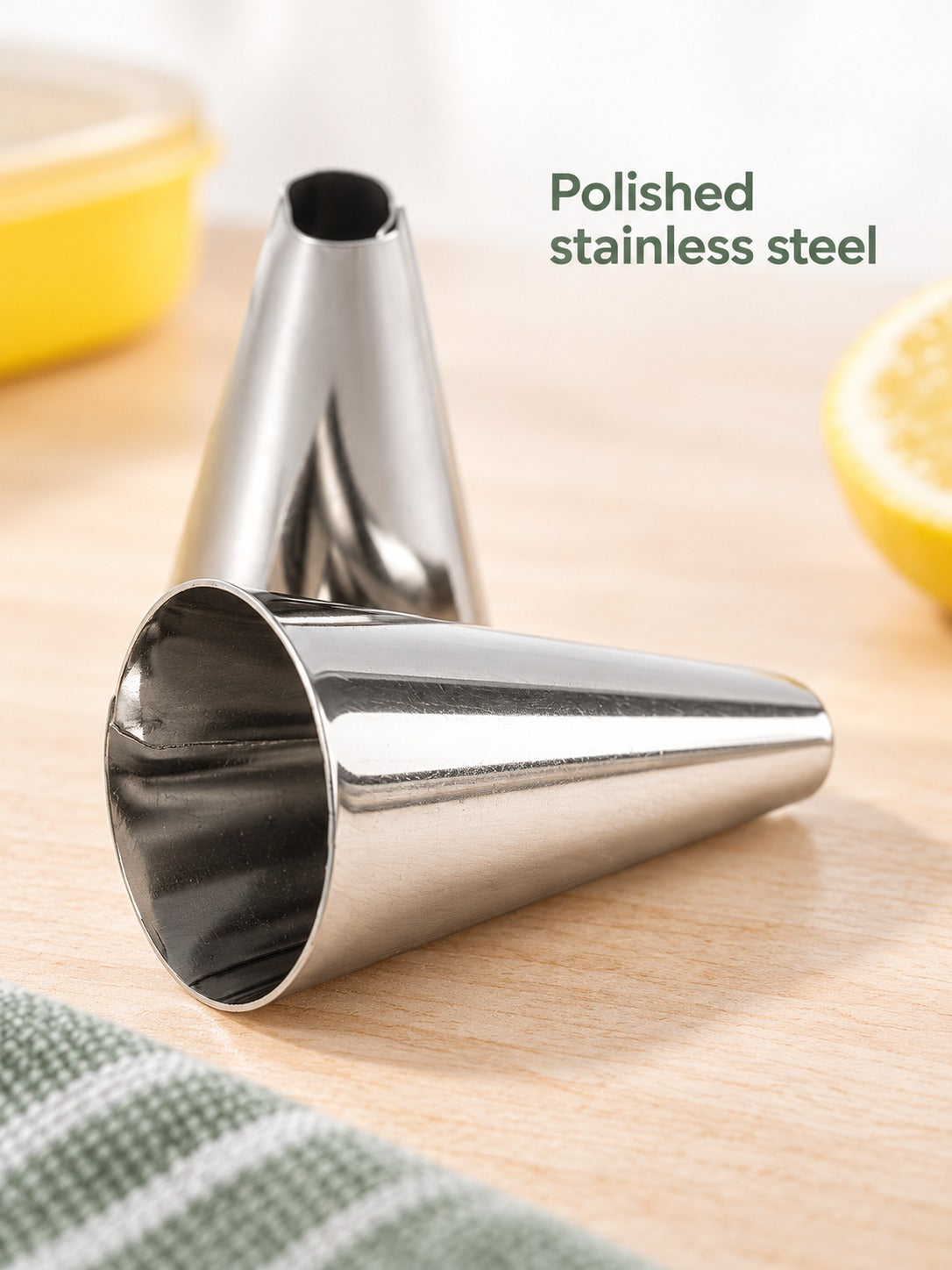 30-Piece Stainless Steel Piping Tip Set for Cake Decorating