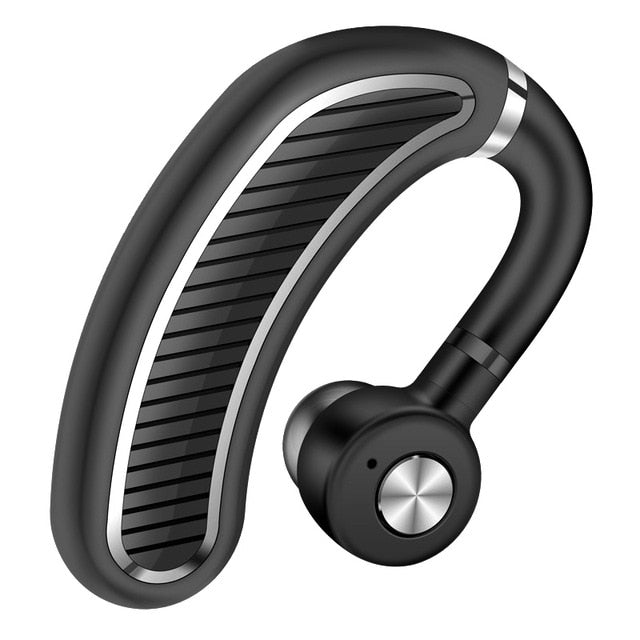 Wireless Single Earpiece Headset with Mic for Calls