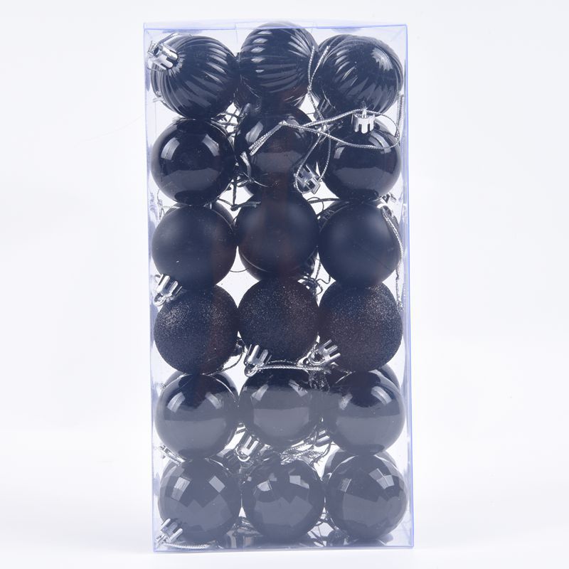 4 cm Christmas Baubles – 36-Piece Tree Decoration