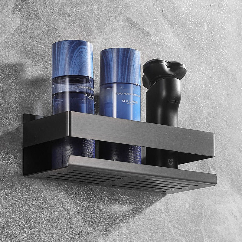 Hole-Free 304 Stainless Steel Shower Caddy Wall Rack
