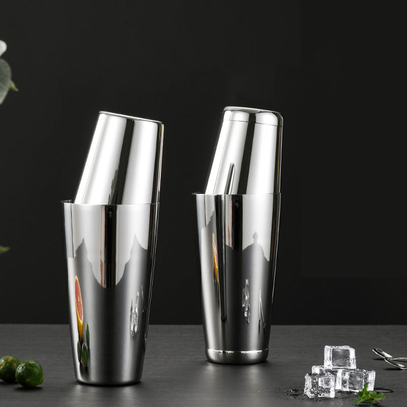 304 Stainless Boston Cocktail Shaker Set for Home Bars