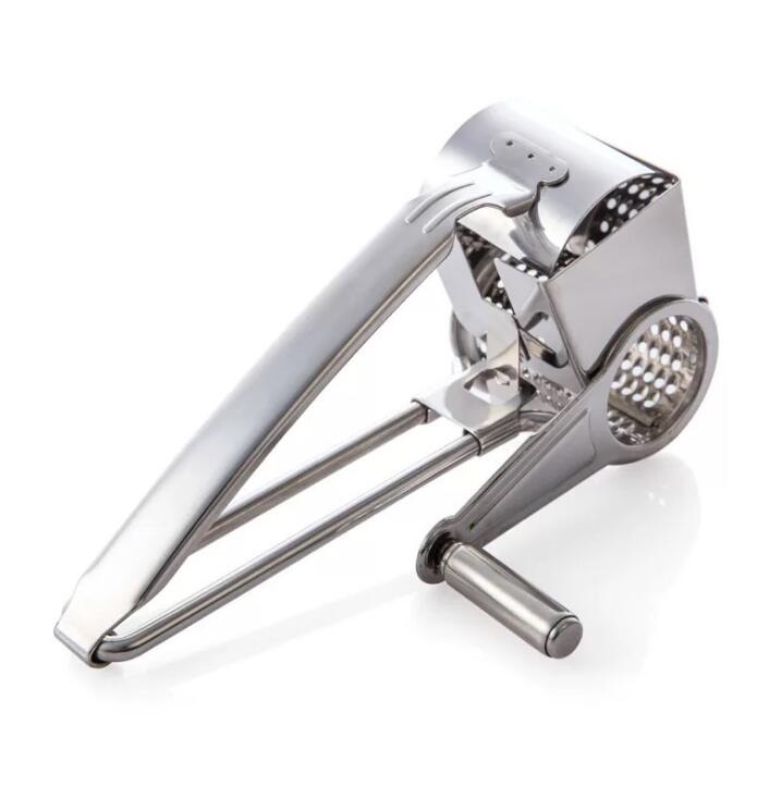 Stainless Steel Cheese Grater for Fast, Even Shreds