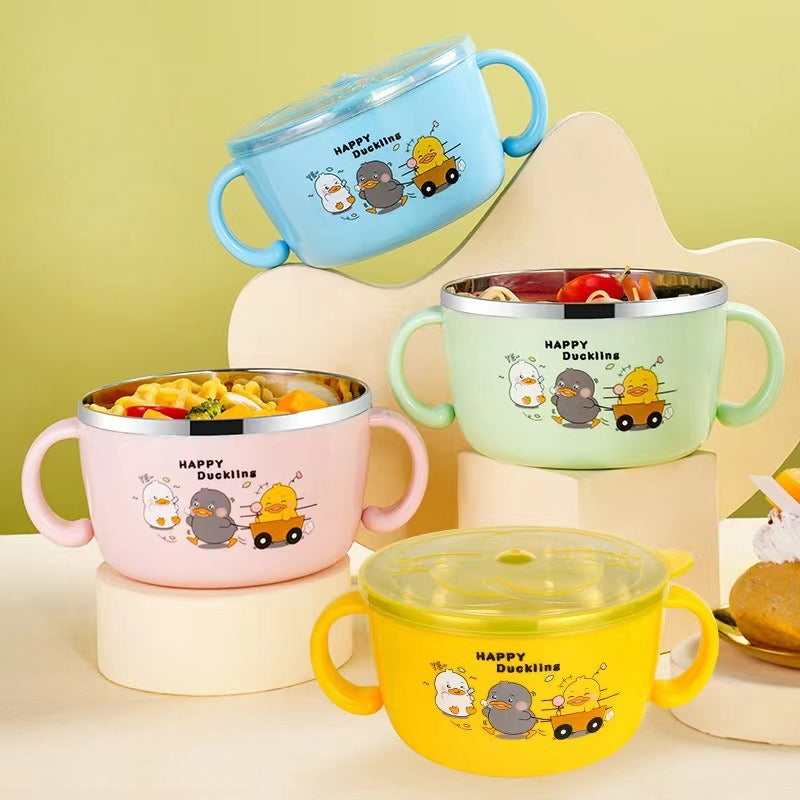 Kids Stainless Steel Tableware Set For Easy Meals
