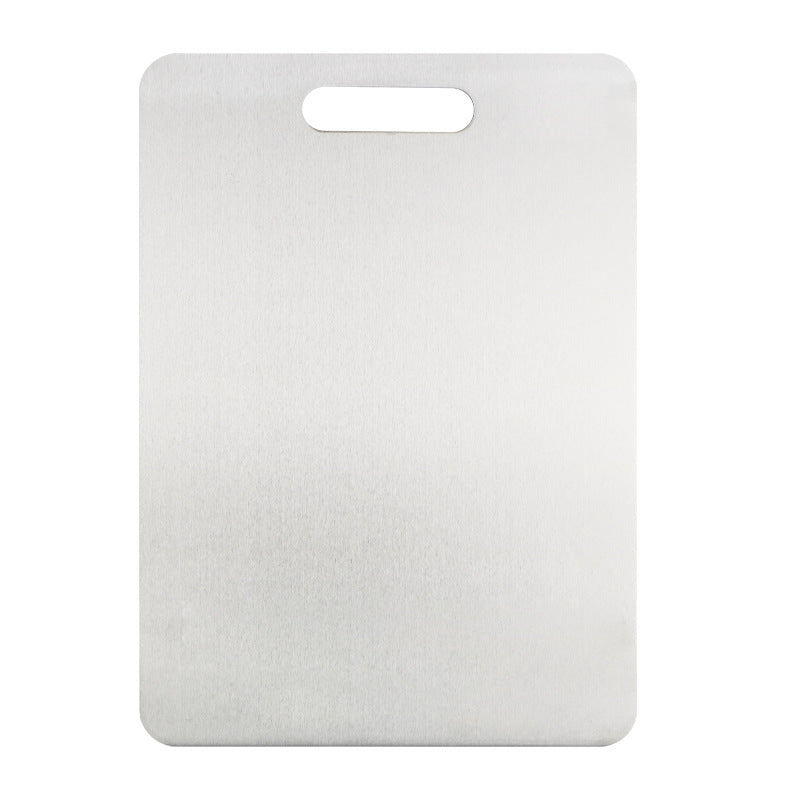Stainless Steel Cutting Board: Food-Grade 304 with Handle