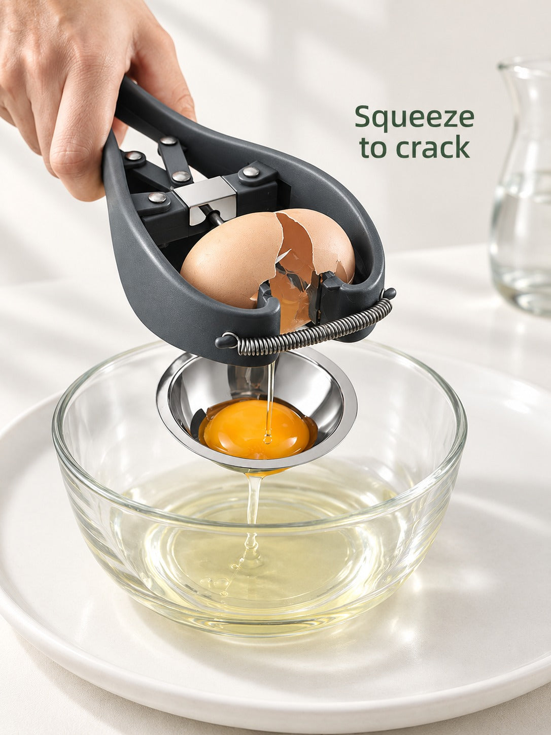 304 Stainless Steel Egg Separator and Egg Opener Tool