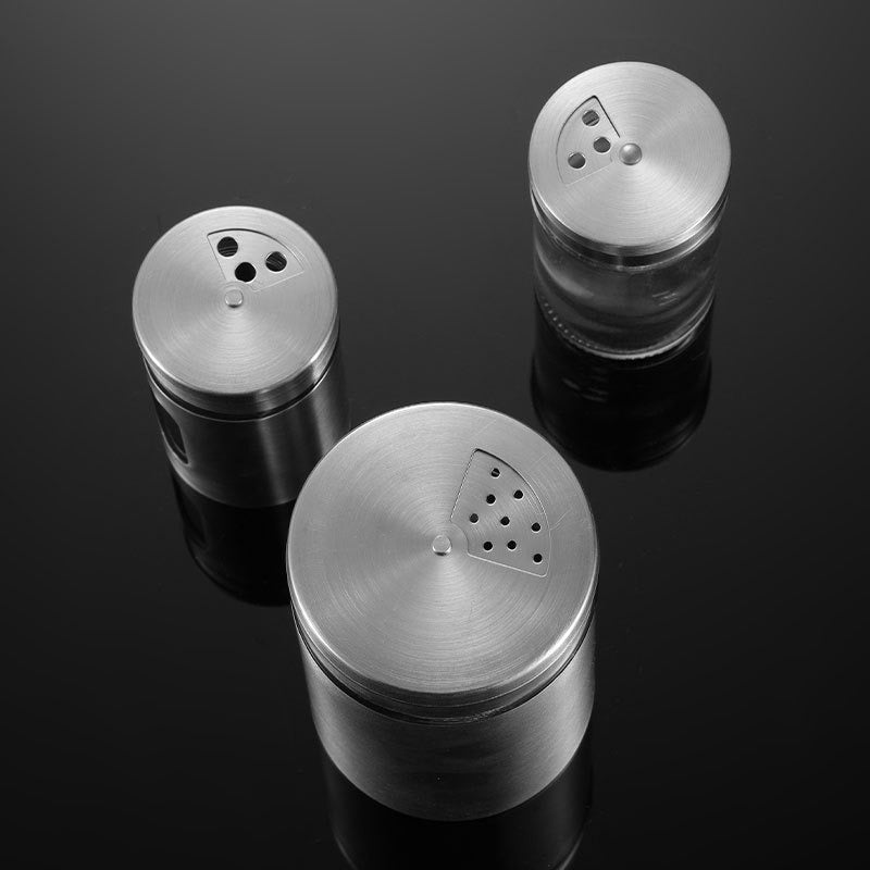 304 Stainless Steel Seasoning Shaker with Glass Window