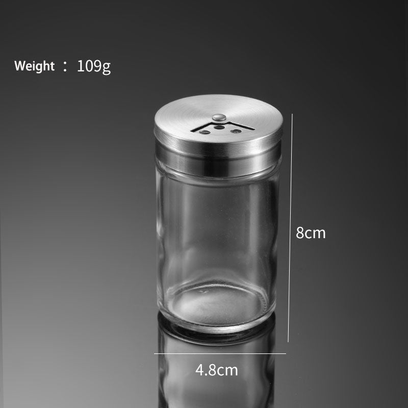 304 Stainless Steel Seasoning Shaker with Glass Window