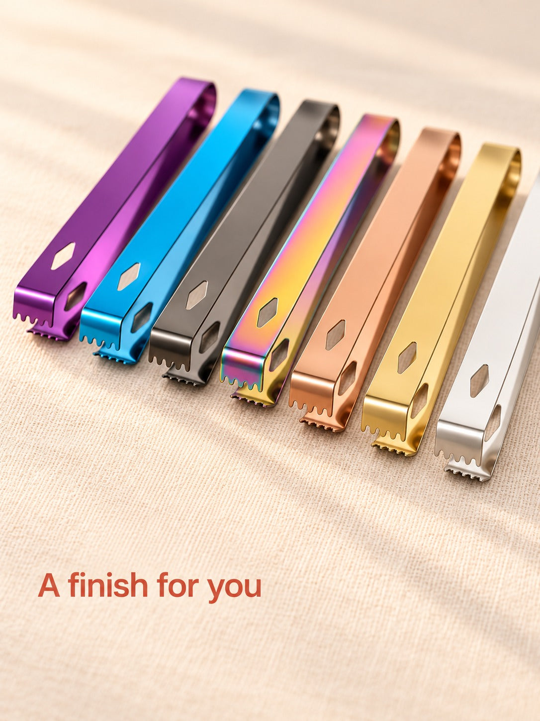 Stainless Steel Ice Clip for Bars and Buffets, 16cm