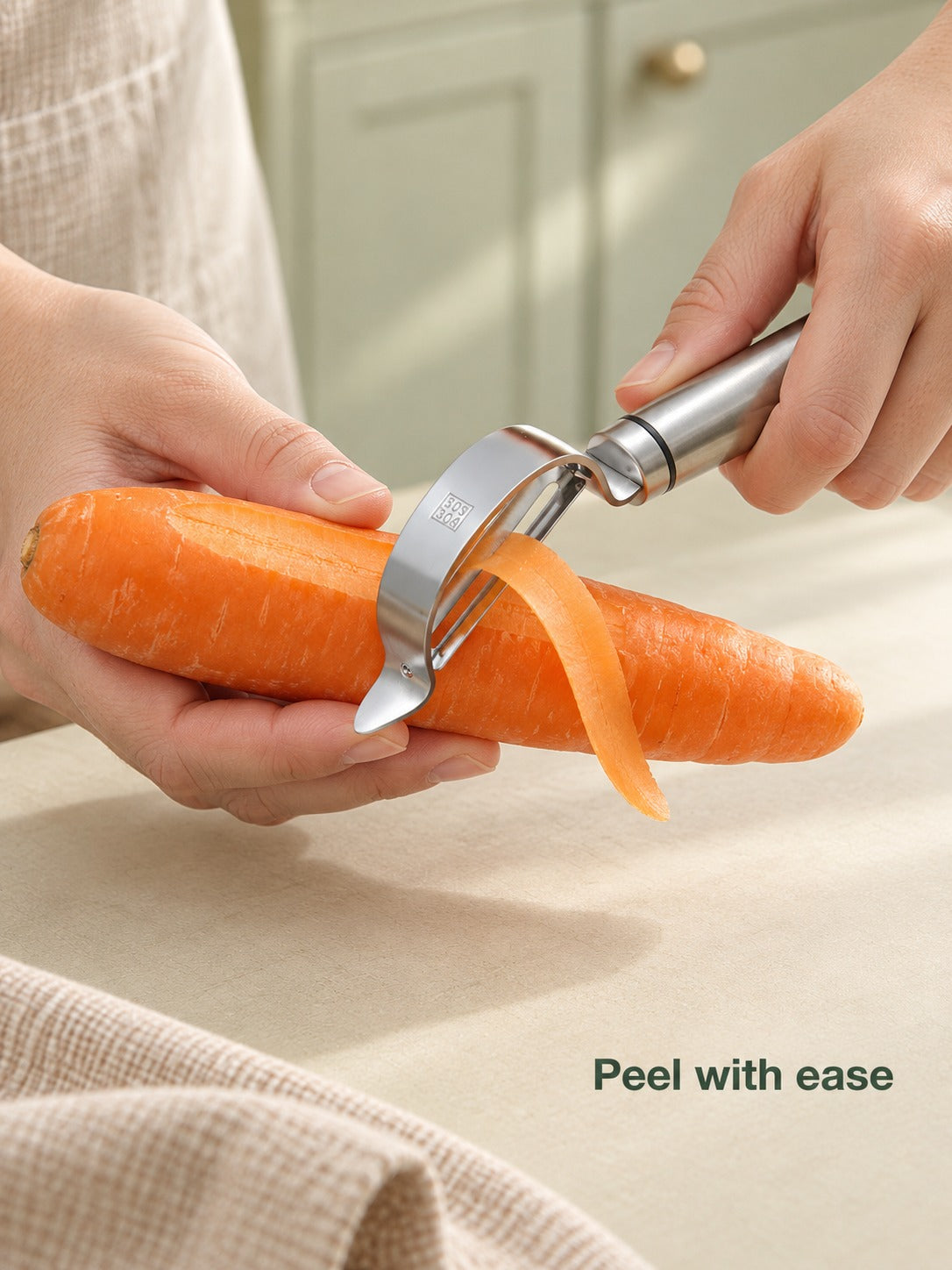 Stainless Steel Potato Peeler Set for Melon & Carrot