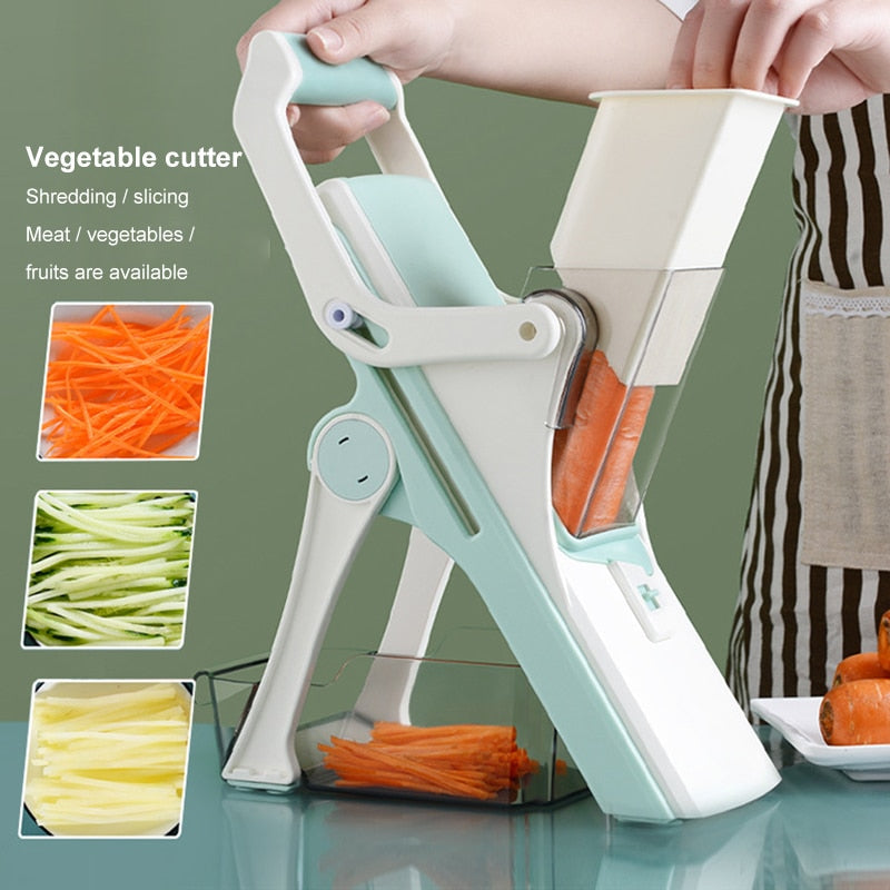 Stainless Steel Mandoline Slicer for Veggies and Meat