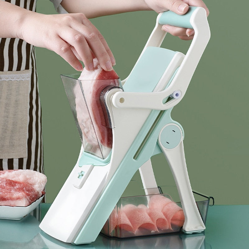 Stainless Steel Mandoline Slicer for Veggies and Meat