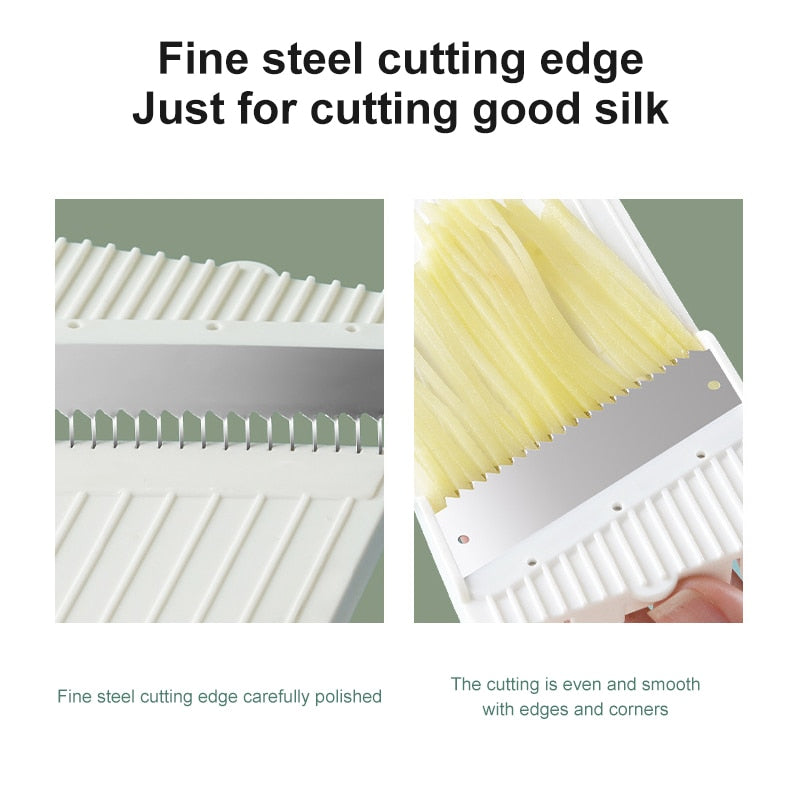 Stainless Steel Mandoline Slicer for Veggies and Meat