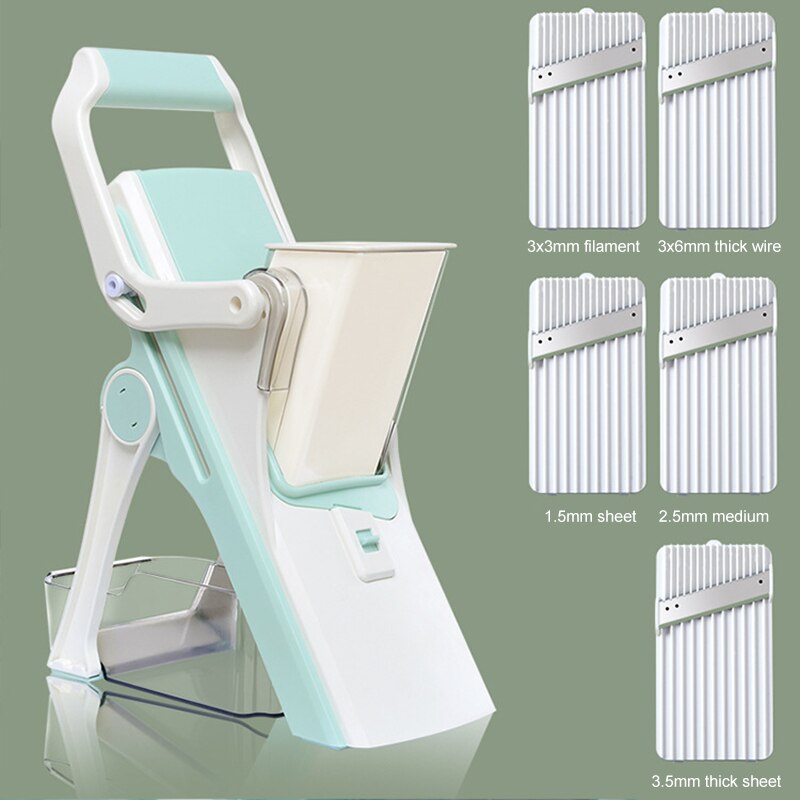 Stainless Steel Mandoline Slicer for Veggies and Meat