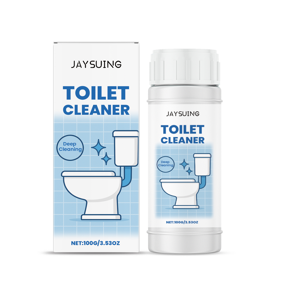 Jaysuing Toilet Cleaner Powder for Stubborn Stains