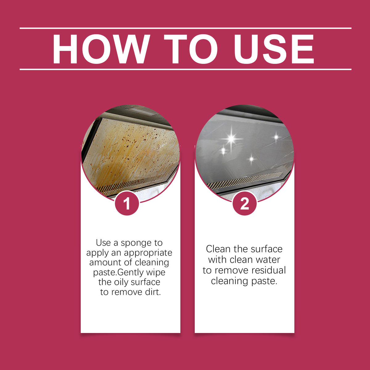 Kitchen Cleaning Cream for Stubborn Grease and Oil Stains