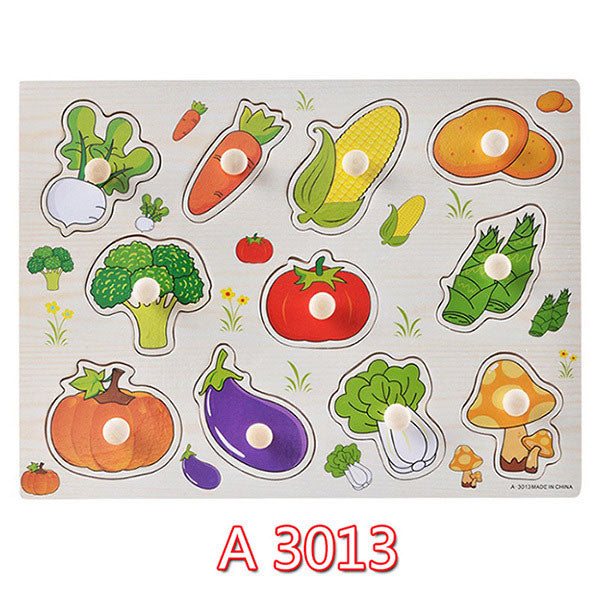 Wooden Learning Puzzle Set for Toddler Skill Building